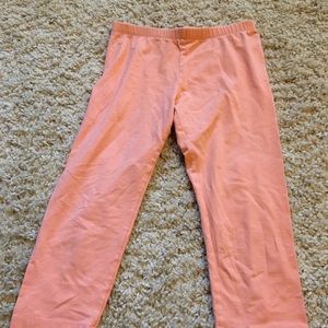 Girls leggings lightly used peachy pink